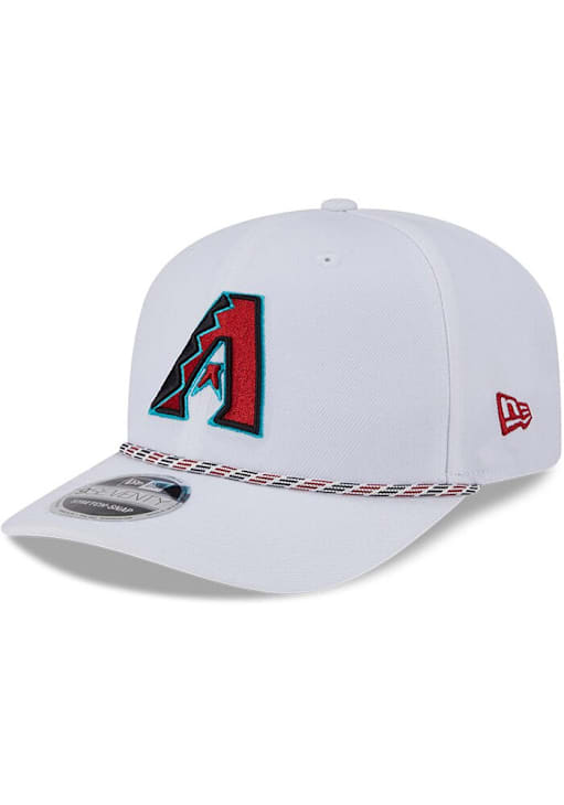 New Era Arizona Diamondbacks White Multi Rope 9SEVENTY Adjustable Hat ...