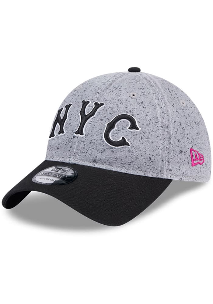 【styling/|NEW ERA®】9TWENTY(TM)_GRY Black New York Yankees New Era A-Frame Trucker 9Forty