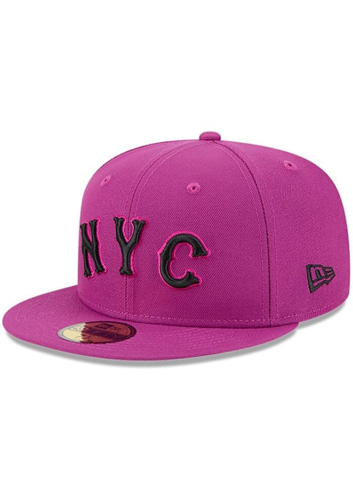 New Era New York Mets Mens Purple 2025 City Connect Fan Pack 59FIFTY Fitted Hat