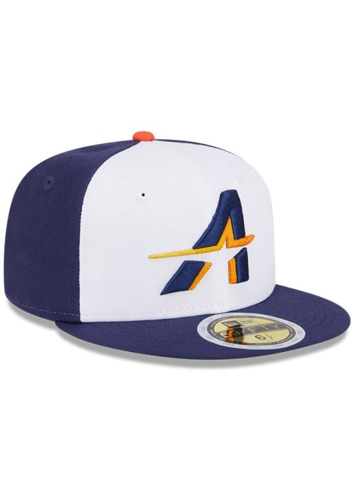 New Era Houston Astros Navy Blue 2025 City Connect Official JR 59FIFTY Youth Fitted Hat
