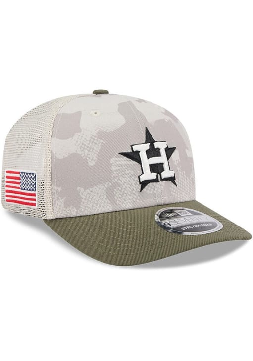 New Era Houston Astros MLB25 AFD 970SS Adjustable Hat - Tan