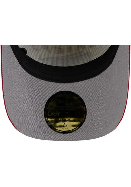 New Era Kansas City Chiefs Mens Ivory 2025 NFL Draft 59FIFTY A Frame Fitted Hat