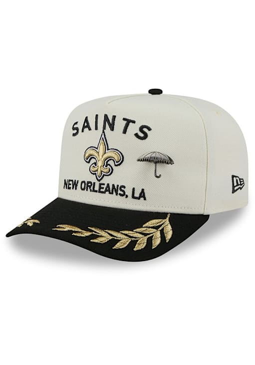 New Era New Orleans Saints Mens Ivory 2025 NFL Draft 59FIFTY A Frame Fitted Hat