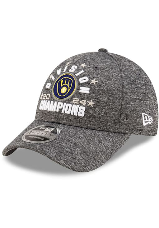 New Era Milwaukee Brewers GREY 2024 Division Champions Stretch