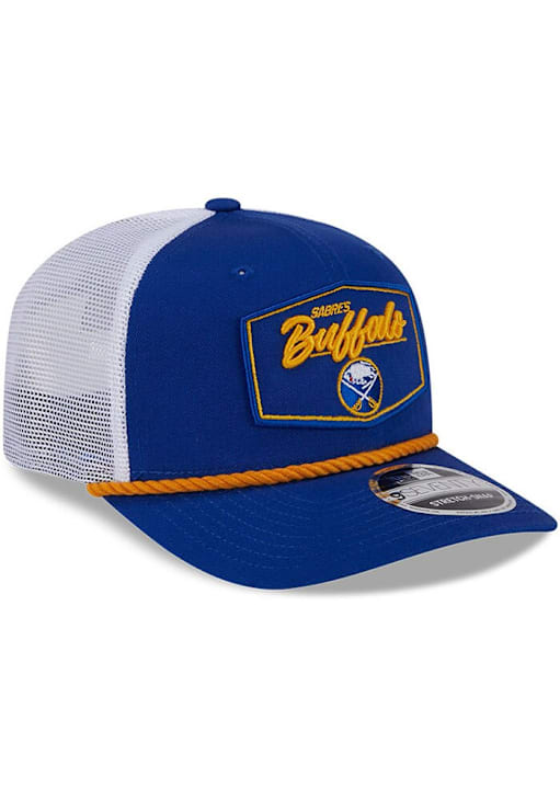New Era Buffalo Sabres BLACK 9SEVENTY Stretch Snap Cotton Trucker