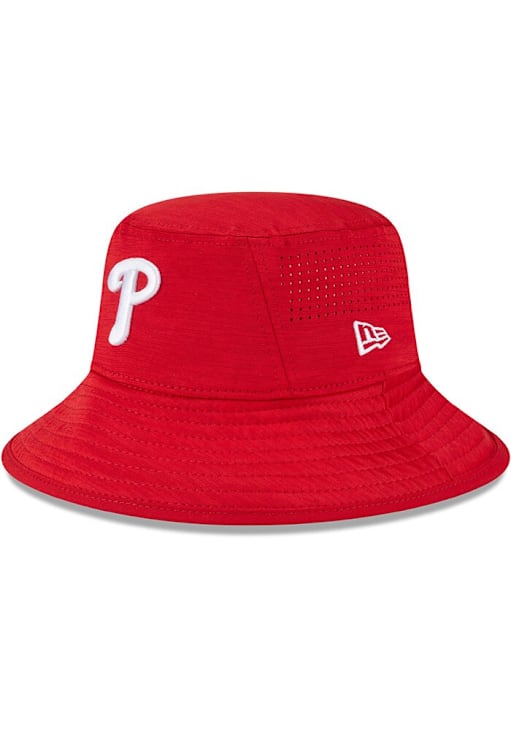 New Era Philadelphia Phillies Red Digi Mens Bucket Hat