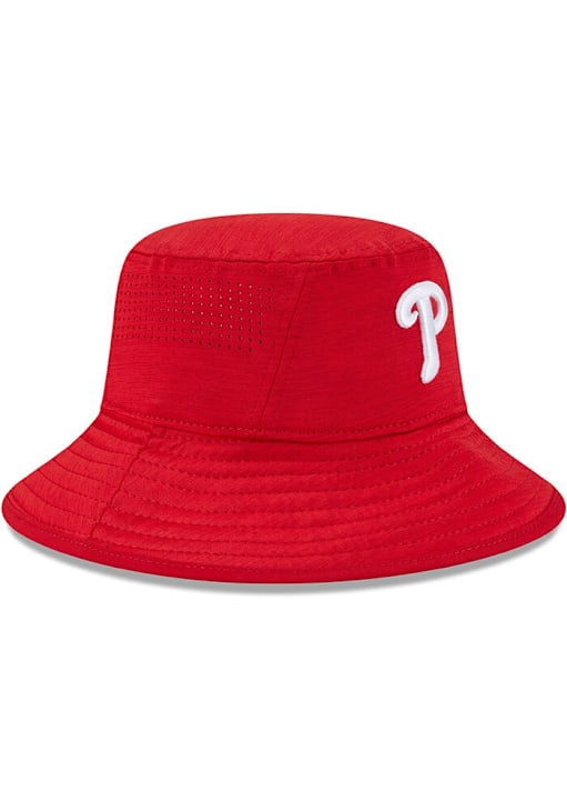 New Era Philadelphia Phillies Red Digi Mens Bucket Hat