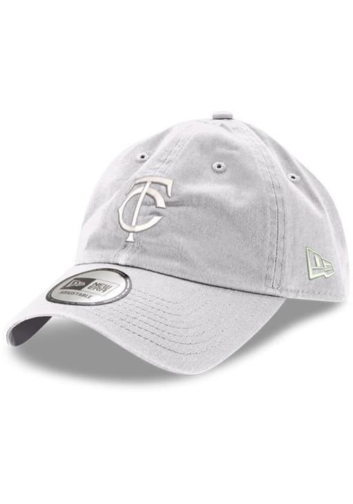 New Era Minnesota Twins Tonal Logo Casual Classic Design Adjustable Hat - White