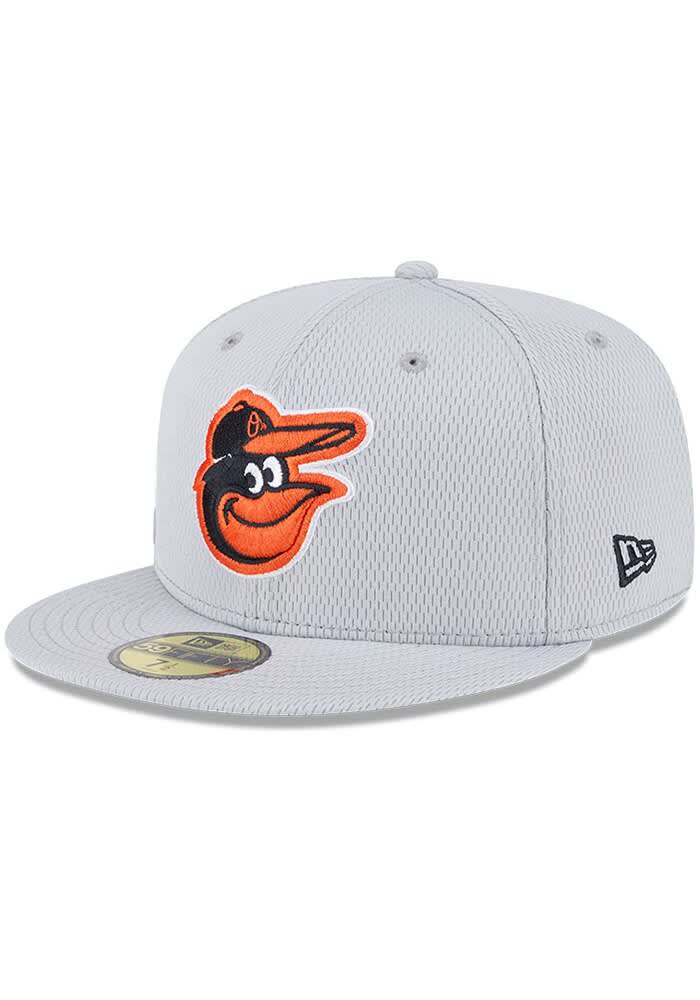 Baltimore Orioles Mens 2025 Clubhouse 59FIFTY GREY New Era Fitted