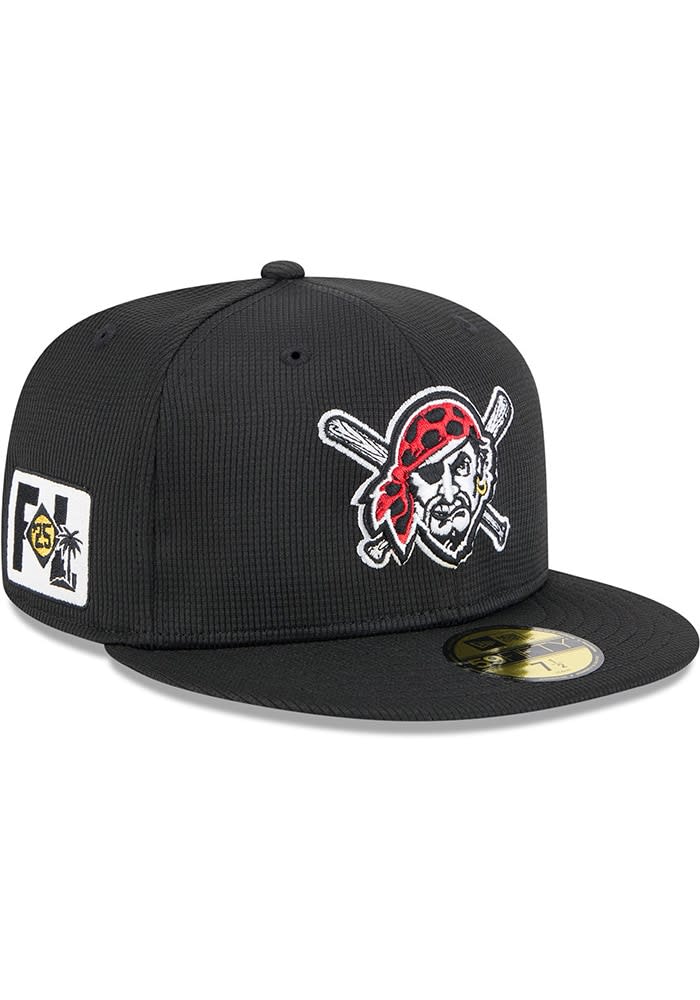 Pittsburgh Pirates Mens 2025 Spring Training 59FIFTY BLACK New Era