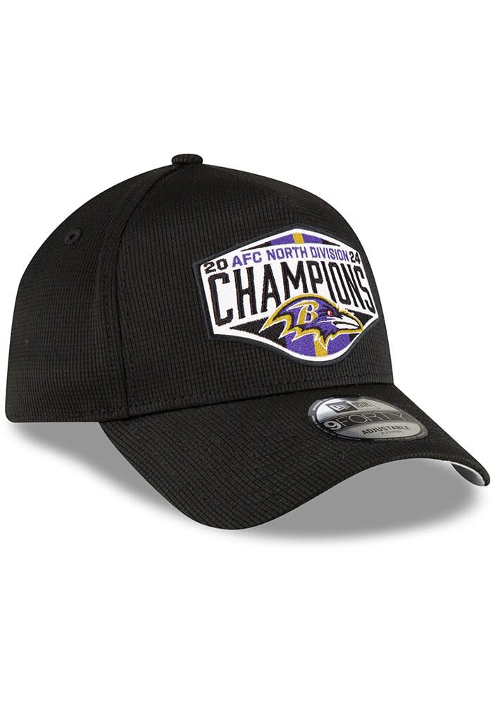 New Era Baltimore Ravens BLACK 2024 Division Champions A-Frame