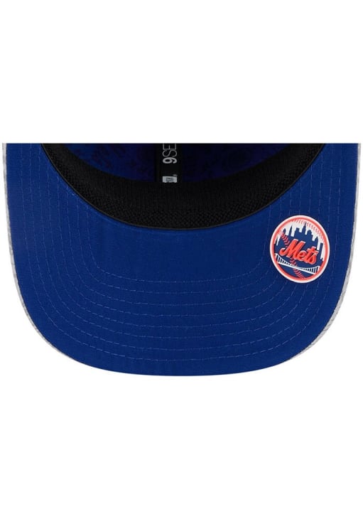New Era New York Mets 2025 Clubhouse Stretch  9SEVENTY Adjustable Hat - Grey