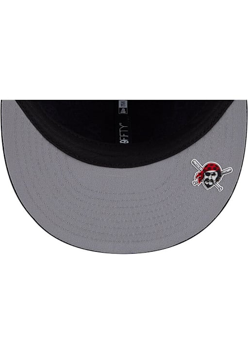 New Era Pittsburgh Pirates Mens White 2025 Clubhouse Modern Crown 59FIFTY Fitted Hat