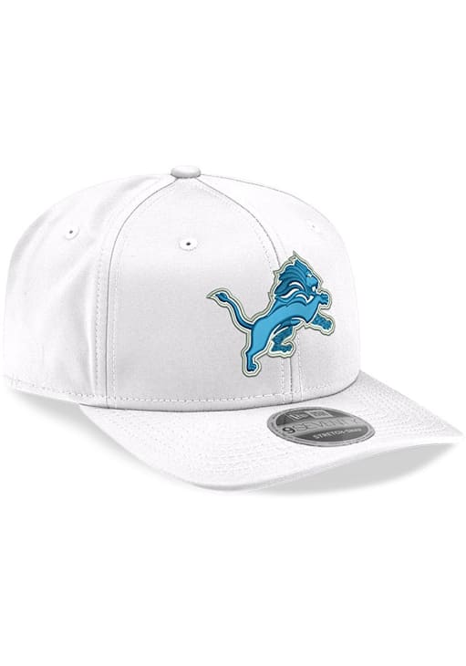 New Era Detroit Lions White Stretch 9SEVENTY Style Adjustable Hat