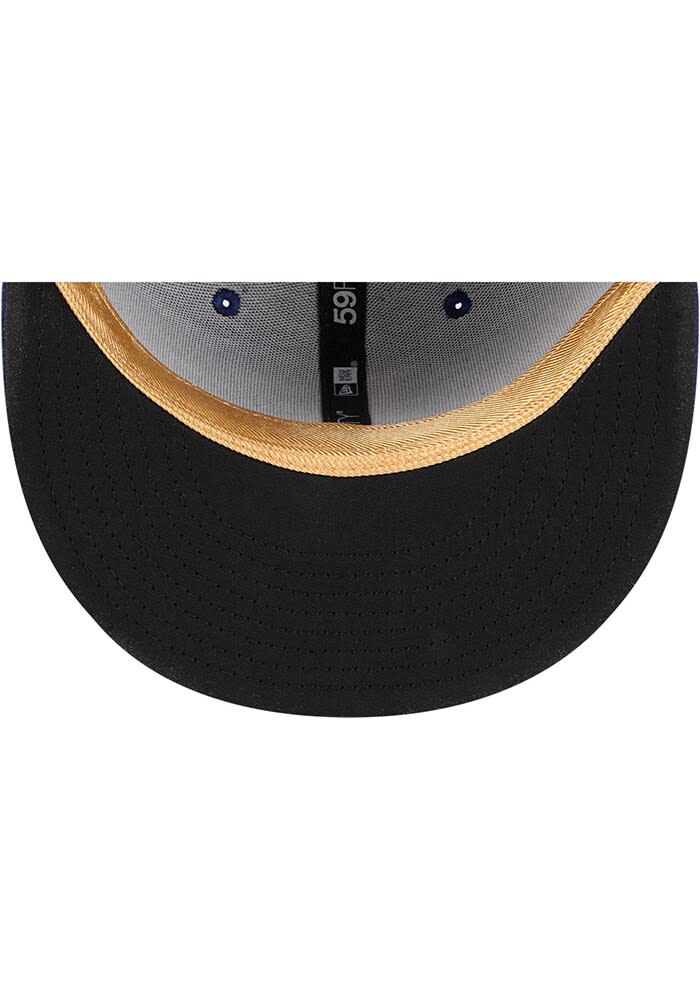 Los Angeles Dodgers Mens 2025 Gold Collection 59FIFTY ROYAL New