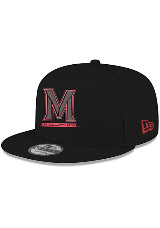 New Era Maryland Terrapins Black Basic 9FIFTY Style Mens Snapback Hat