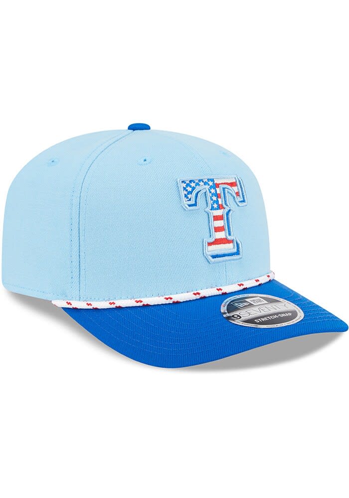 【HA 】 New Era Texas Rangers LIGHT BLUE 2025 MLB 4th of July