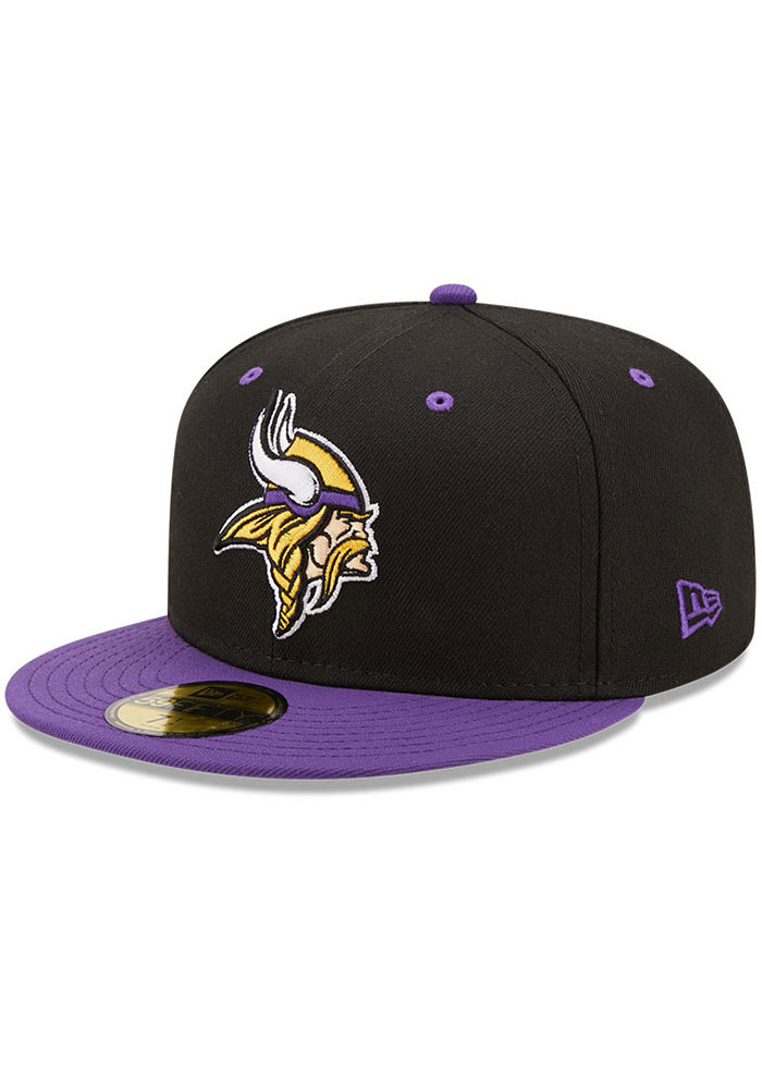 Minnesota Vikings Mens Basic 59FIFTY BLACK New Era Fitted Hat