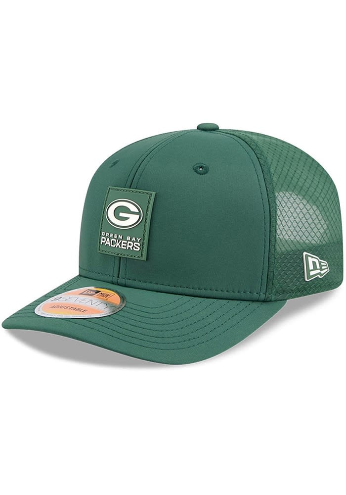New Era Green Bay Packers GREEN 2025 NFL Sideline 9SEVENTY Trucker