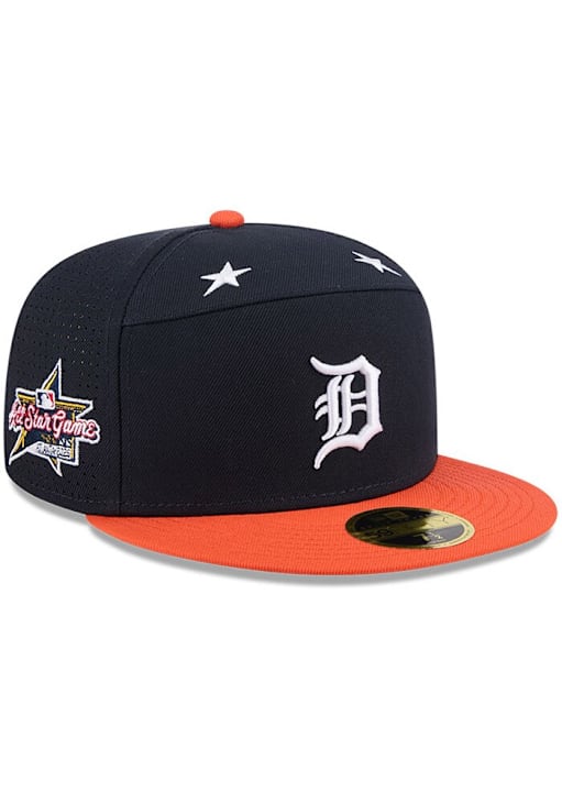 Detroit Tigers Mens 2025 All Star Game Split Panel 59FIFTY NAVY