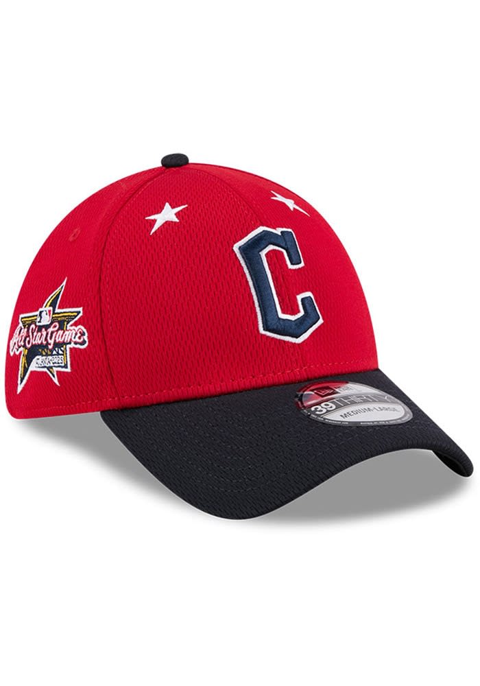 Cleveland Guardians Mens 2025 All Star Game 39THIRTY Red New Era Flex Hat -  59039141