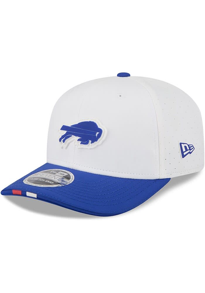 New Era Buffalo Bills White 2025 Training Camp Stretch Snap