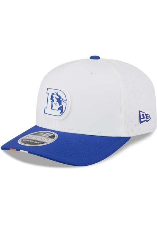 New Era Denver Broncos 2025 Training Camp Stretch Snap 9SEVENTY Adjustable Hat - White