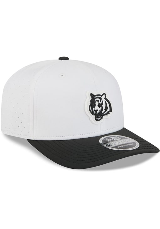 New Era Cincinnati Bengals 2025 Training Camp Stretch Snap 9SEVENTY Adjustable Hat - White