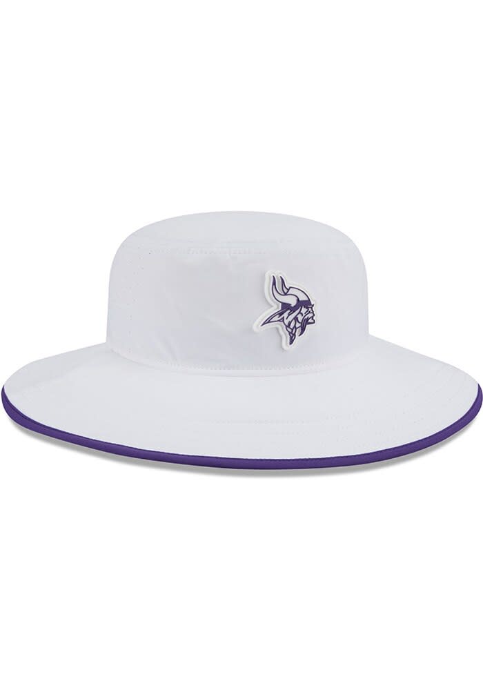 New Era Minnesota Vikings White 2025 Training Camp Panama Bucket