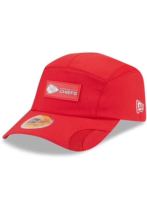 New Era Kansas City Chiefs 2025 NFL Sideline Runner Adjustable Hat - Red