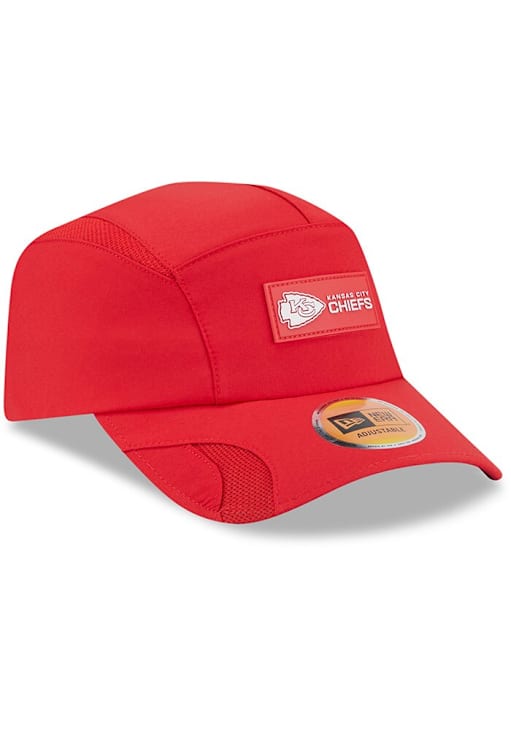 New Era Kansas City Chiefs 2025 NFL Sideline Runner Adjustable Hat - Red