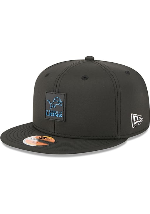 New Era Detroit Lions Mens Black 2025 NFL Sideline 59FIFTY Fitted Hat