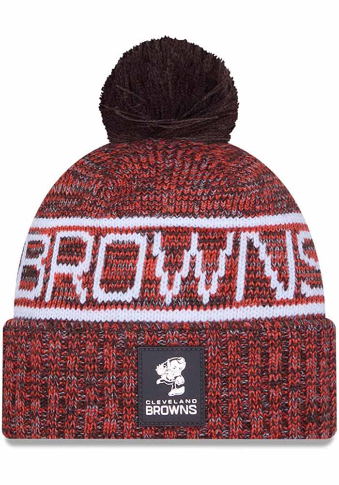 Cleveland Browns New Era BROWN 2025 NFL Sideline Cold Weather