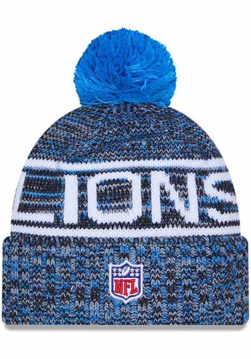 Detroit Lions New Era BLUE 2025 NFL Sideline Cold Weather Sport