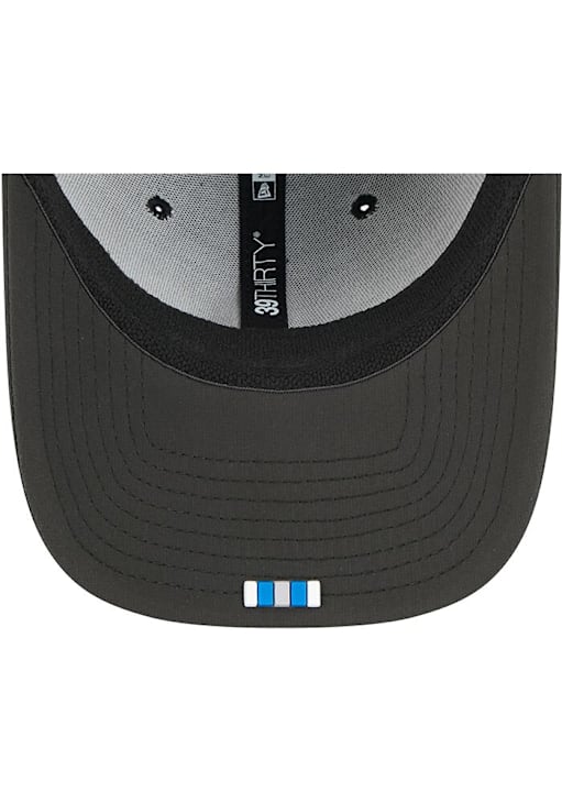 New Era Detroit Lions Mens Black 2025 Sideline 39THIRTY Flex Hat