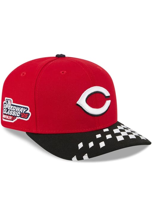 New Era Cincinnati Reds 2025 Speedway Classic Stretch 9SEVENTY Adjustable Hat - Red