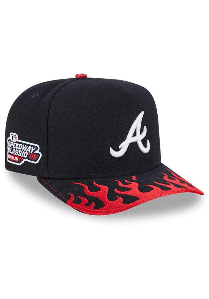 Atlanta Braves Mens 2025 Speedway Classic A Frame 59FIFTY NAVY New