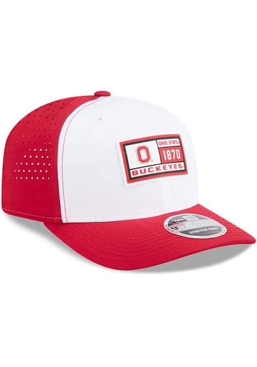 New Era Ohio State Buckeyes White Est Patch Stretch Snap 9SEVENTY
