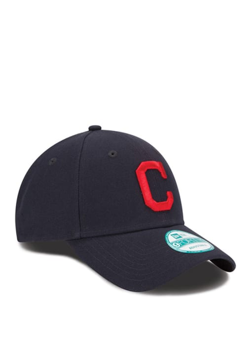 MLB Cleveland Indians Home The League 9FORTY Adjustable Cap, One Size, Navy