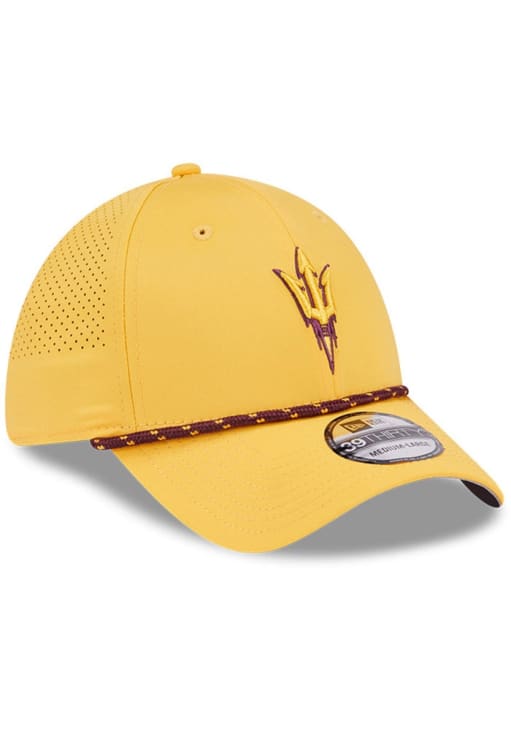 New Era Arizona State Sun Devils Mens Gold Perform 39THIRTY Flex Hat
