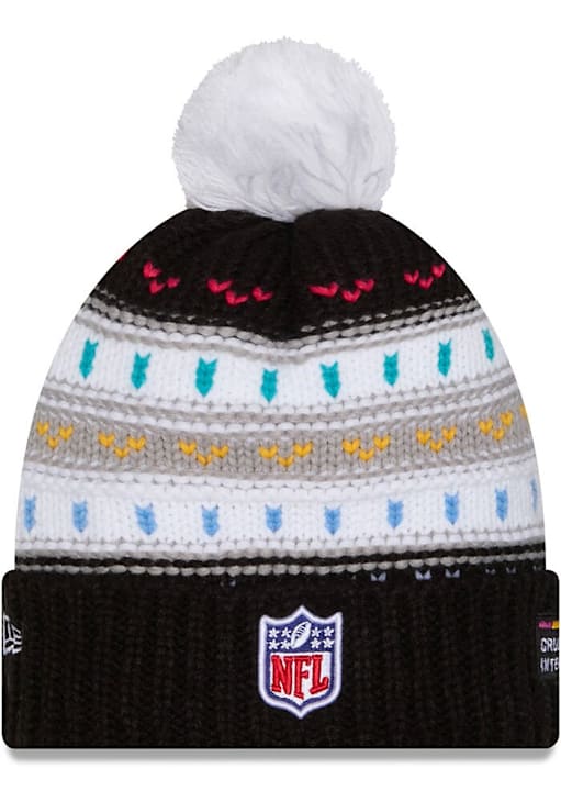 Philadelphia Eagles New Era Womens BLACK 2025 Crucial Catch W Cuff