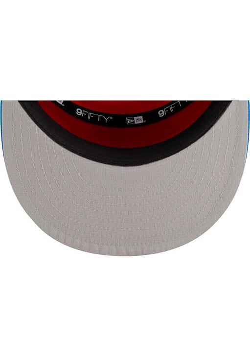 New Era Oklahoma City Thunder White 2025 NBA Tip Off Split Panel 9FIFTY Mens Snapback Hat