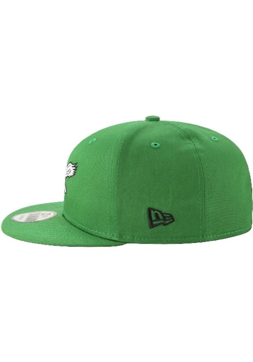 New Era Philadelphia Eagles Kelly Green Retro Eagle Super Bowl LIX Champs Side Patch 9FIFTY Mens S..