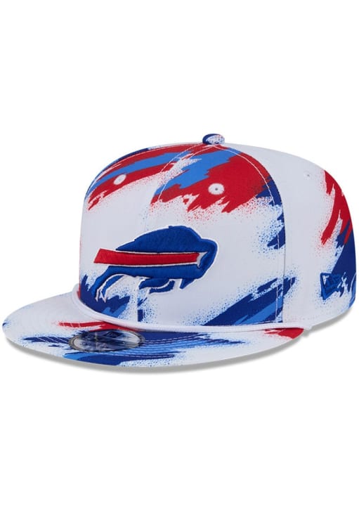 New Era Buffalo Bills White Paint 9FIFTY Mens Snapback Hat