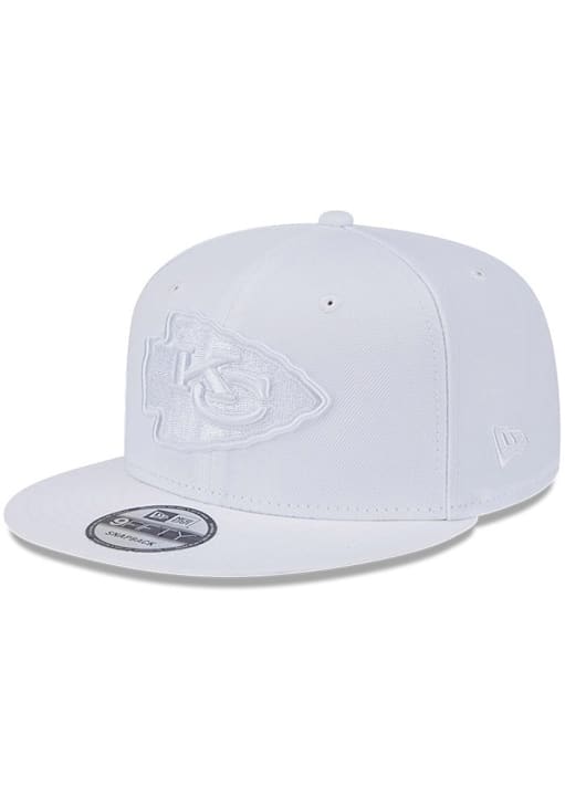 New Era Kansas City Chiefs White Tonal Evergreen 9FIFTY Mens Snapback Hat