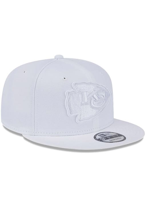 New Era Kansas City Chiefs White Tonal Evergreen 9FIFTY Mens Snapback Hat