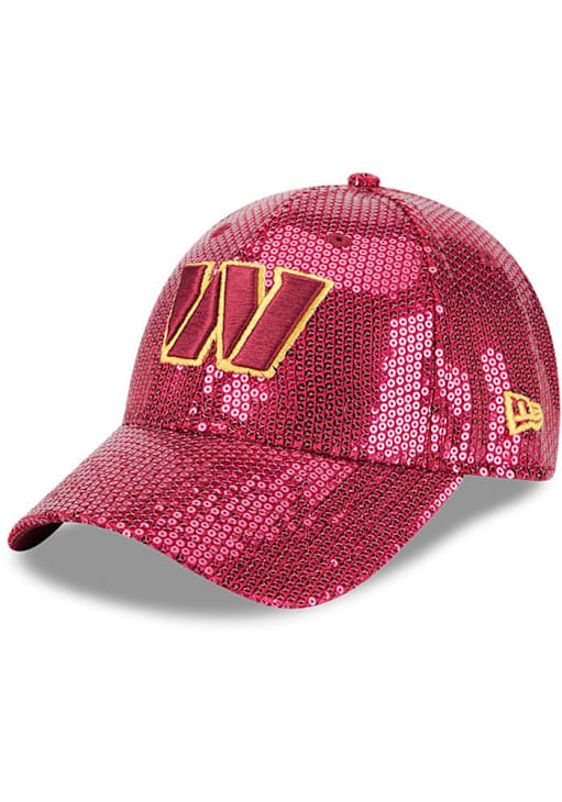 Washington Commanders New Era Womens MAROON Sequin 9FORTY