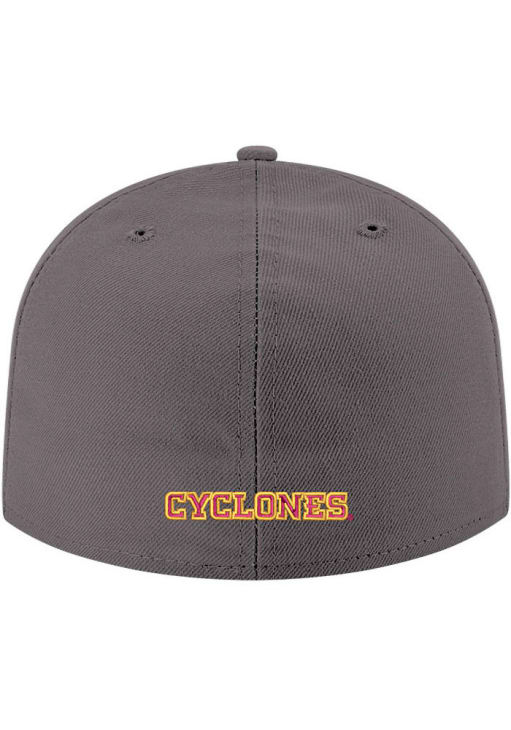 New Era Iowa State Cyclones Mens Grey Basic 59FIFTY Fitted Hat
