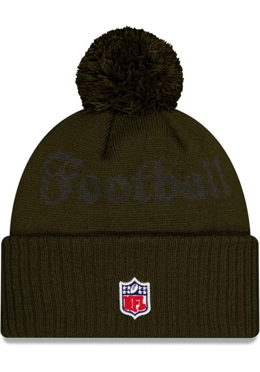 New Era New York Jets Green 2025 NFL Rivalry JR Cuff Youth Knit Hat