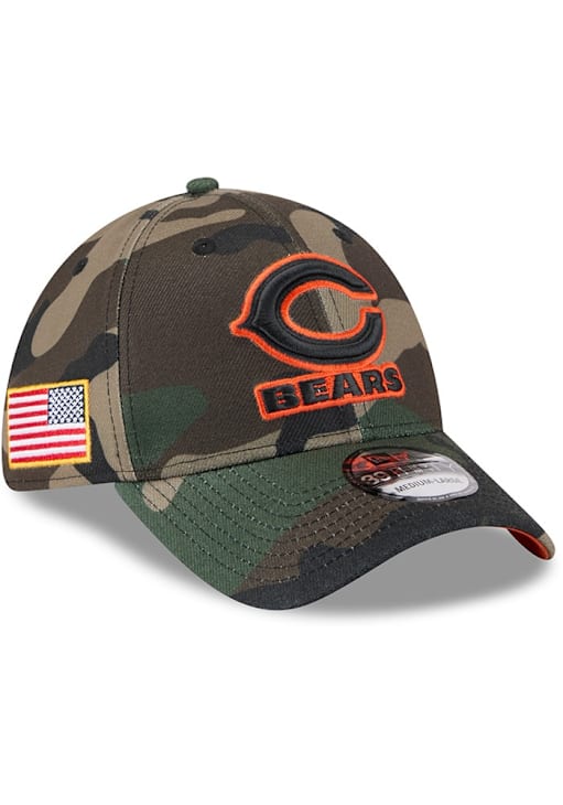 Chicago Bears Mens 2025 Salute to Service Camo Fan Pack 39THIRTY